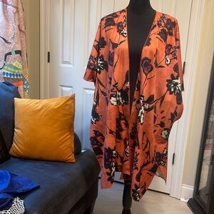 Printed kimono plus size NWOT